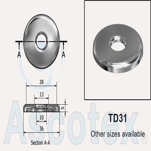 Đĩa căng dây Ascotex TD31 Metal Tension Disc